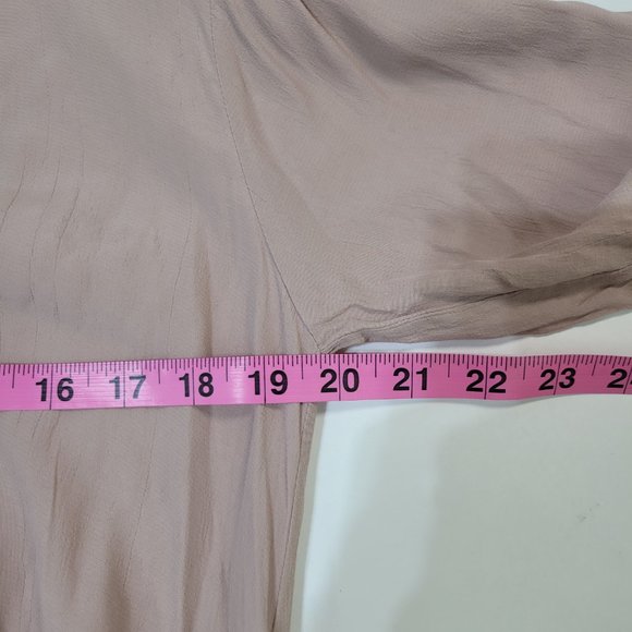 Vintage Masai Women's Long Sleeve Top Beige - Size Medium - Picture 4 of 5